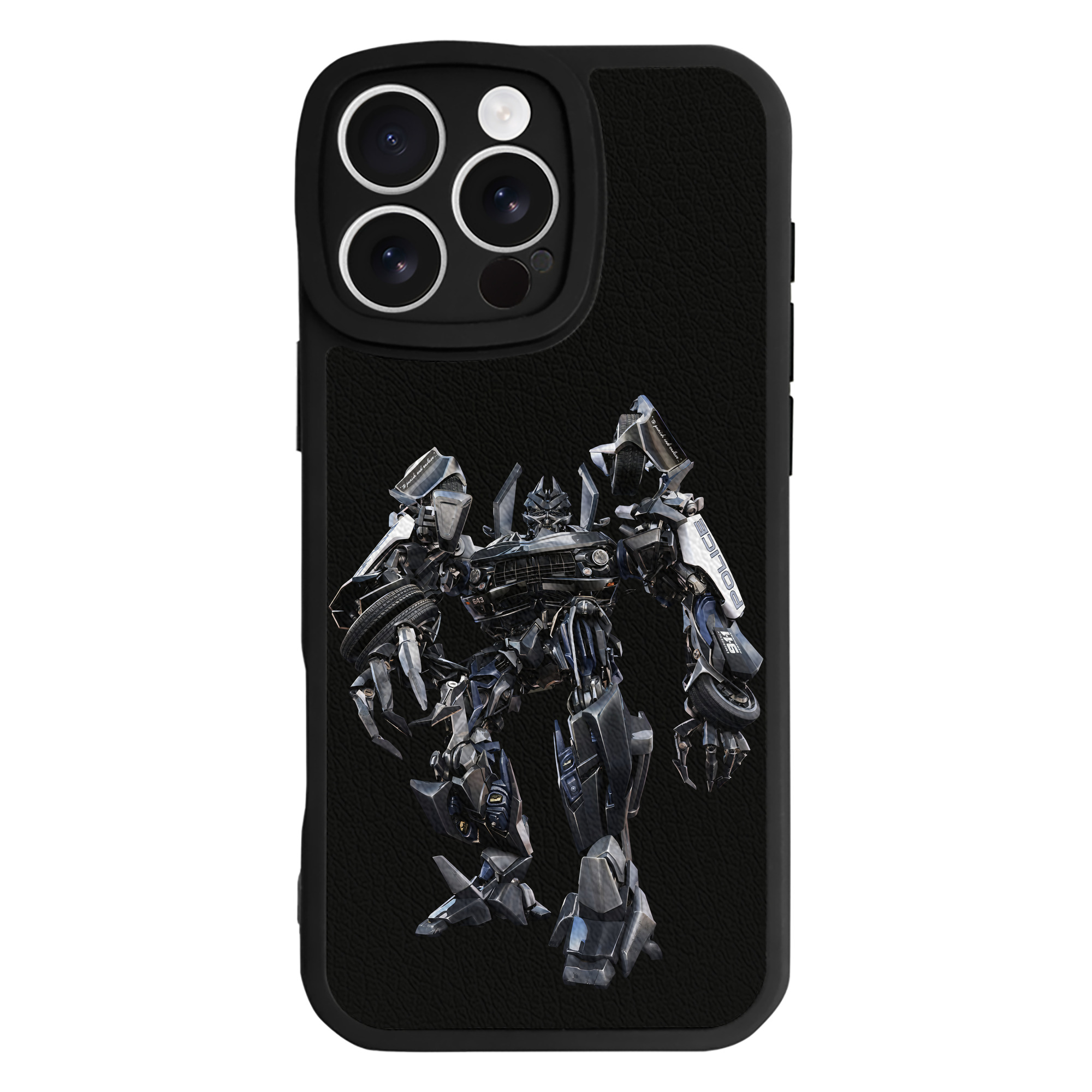 （画像用） Transformers トランスフォーマー 【iPhone 16シリーズ対応】シリコンスマホケース（レザー調） 材質：シリコン